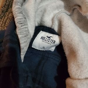 Mens Hollister flannel shirt jacket